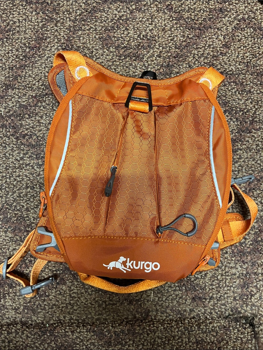 Kurgo Orange Cascade Dog Harness - Small